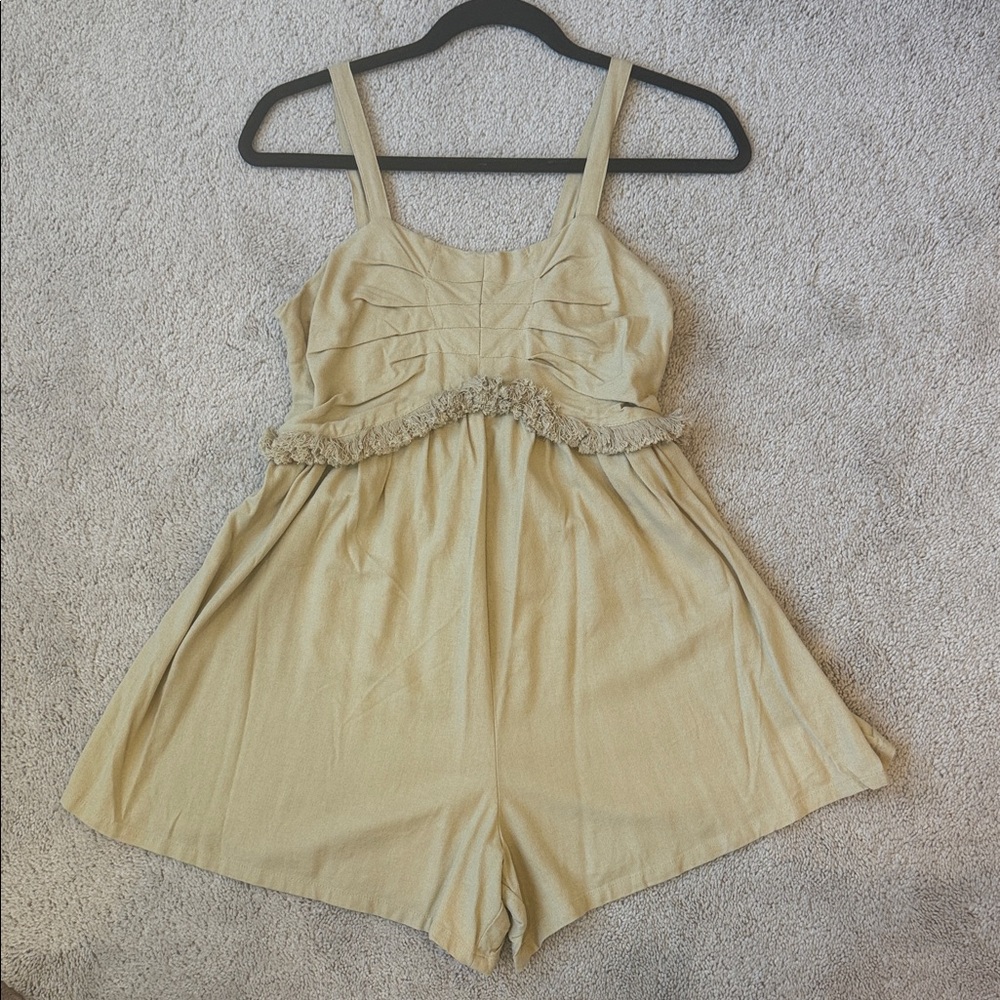 Habitual Girls Linen Romper